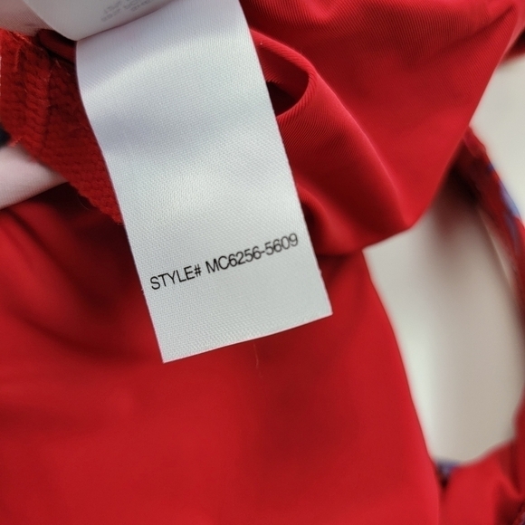 Modcloth Reese Red Floral Halter Ruffle One Piece Swimsuit S - Picture 9 of 9